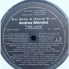 Andrea Mendez - Andrea Mendez - Too Late - Movin