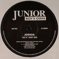 Joshua - Joshua - Do It - Junior Boys Own