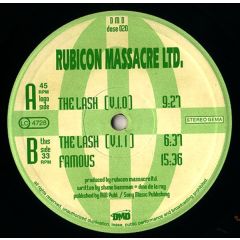 Rubicon Massacre Ltd - Rubicon Massacre Ltd - The Lash - Overdose