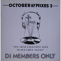 Various Artists - Various Artists - October 87 - Mixes 2 - DMC