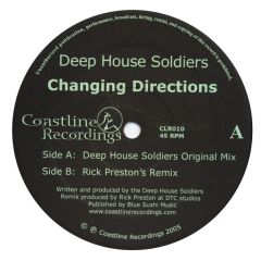 Deep House Souldiers - Deep House Souldiers - Changing Directions - Coastline Recordings