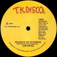 Lew Kirton - Lew Kirton - Heaven In The Afternoon - Tk Disco