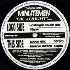 Minute Men - Minute Men - Ok, Alright (1995 Remix) - Transworld