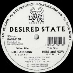 Desired State - Desired State - Goes Around (Remix) - Ram Records
