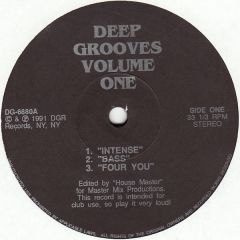 Various Artists - Various Artists - Deep Grooves Volume One - Deep Groove Records