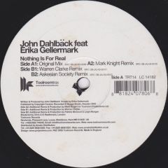 John Dahlback - John Dahlback - Nothing Is For Real - Toolroom