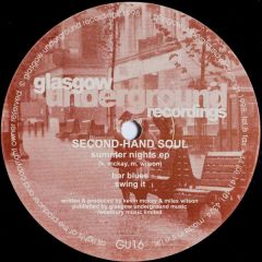 Second Hand Soul - Second Hand Soul - Summer Nights EP - Glasgow Underground