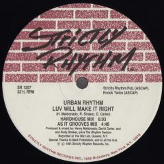Urban Rhythm - Urban Rhythm - Feel It Baby All Nite - Strictly Rhythm