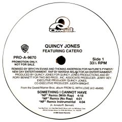Quincy Jones Feat Catero - Quincy Jones Feat Catero - Something I Cannot Have - Qwest