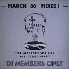 Various Artists - Various Artists - March 88 - Mixes 1 - DMC