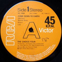 The Choice Four - The Choice Four - Come Down To Earth - RCA