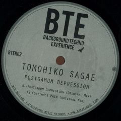 Tomohiko Sagae - Tomohiko Sagae - Postgamum Depression EP - BTE Records