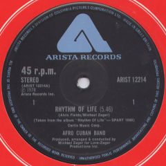 Afro Cuban Band - Afro Cuban Band - Rhythm Of Life - Arista