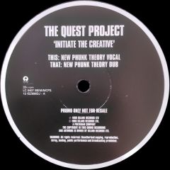 The Quest Project - The Quest Project - Initiate The Creative (New Phunk Theory Remixes) - Island Records