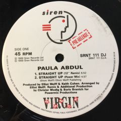 Paula Abdul - Paula Abdul - Straight Up - Virgin