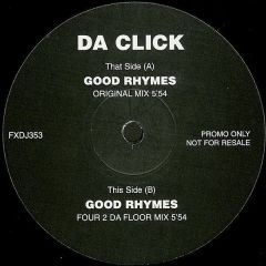 Da Click - Da Click - Good Rhymes - Ffrr