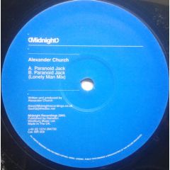 Alexander Church - Alexander Church - Paranoid Jack - Midnight