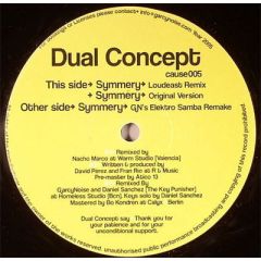 Dual Concept - Dual Concept - Symmery - Justified Cause
