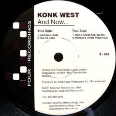 Konk West - Konk West - And Now - Four Records 4