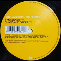 Paul Jackson - Paul Jackson - The Seeker - Audio Therapy