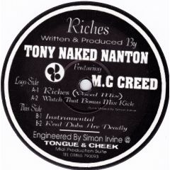 Tony Naked Nanton - Tony Naked Nanton - Riches - Tongue & Cheek