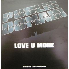 Public Domain - Public Domain - Love U More - Incentive