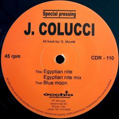 J Colucci - J Colucci - Egyptian Nite - Occhio Productions