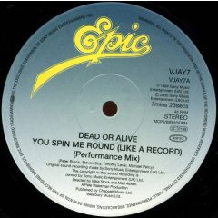 Dead Or Alive - Dead Or Alive - You Spin Me Round / Lover Come Back To Me - Epic