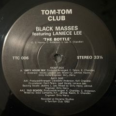 Black Masses Ft Laniece Lee - Black Masses Ft Laniece Lee - The Bottle - Tom Tom Club