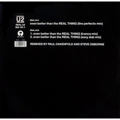 U2 - U2 - Even Better Than The Real Thing - Island
