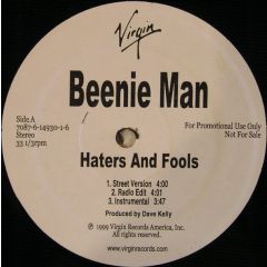 Beenie Man - Beenie Man - Haters And Fools - Virgin