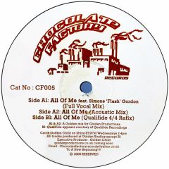 Goldenchld - Goldenchld - All Of Me - Chocolate Factory Records