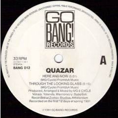 Quazar - Quazar - The Spring EP - Go Bang