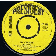 Neil Diamond - Neil Diamond - I'm A Believer - President