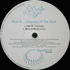 Park St - Park St - Language Of The Soul - Opulent Grooves