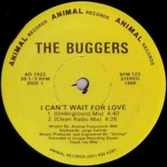 The Buggers - The Buggers - I Cant Wait For Love - Animal Records