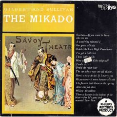 Gilbert & Sullivan - Gilbert & Sullivan - The Mikado - Wing Records