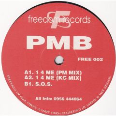 PMB - PMB - 1 4 Me - Freedom Records (UK)
