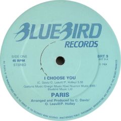 Paris - Paris - I Choose You - Bluebird