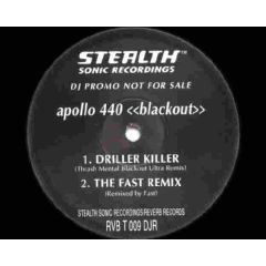Apollo 440 - Apollo 440 - Blackout - Stealth Sonic Recordings, Reverb Records