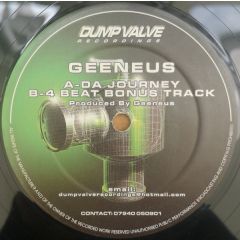 Geeneus - Geeneus - Da Journey - Dump Valve