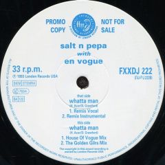 Salt N Pepa With En Vogue - Salt N Pepa With En Vogue - Whatta Man (Remixes) - Ffrr