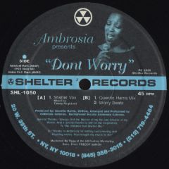 Ambrosia - Ambrosia - Don't Worry - Shelter