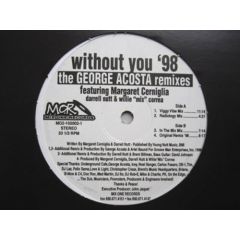 Willie Mix & Darrell Nutt - Willie Mix & Darrell Nutt - Without You '98 (The George Acosta Remixes) - Mix One Records