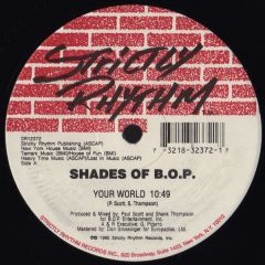 Shades Of Bop - Shades Of Bop - Your World - Strictly Rhythm