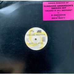 Sunshine Anderson - Sunshine Anderson - Heard It All Before (Us House Remixes) - Atlantic
