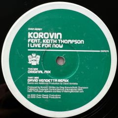 Korovin Feat. Keith Thompson - Korovin Feat. Keith Thompson - I Live For Now - Oven Ready