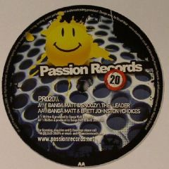Banga Matt & Snoozy - Banga Matt & Snoozy - The Leader - Passion Records