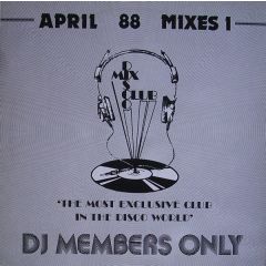 Various Artists - Various Artists - April 88 Mixes 1 - DMC