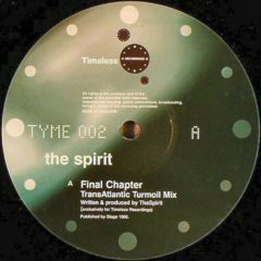The Spirit - The Spirit - Final Chapter / Freezing Point - Tyme
